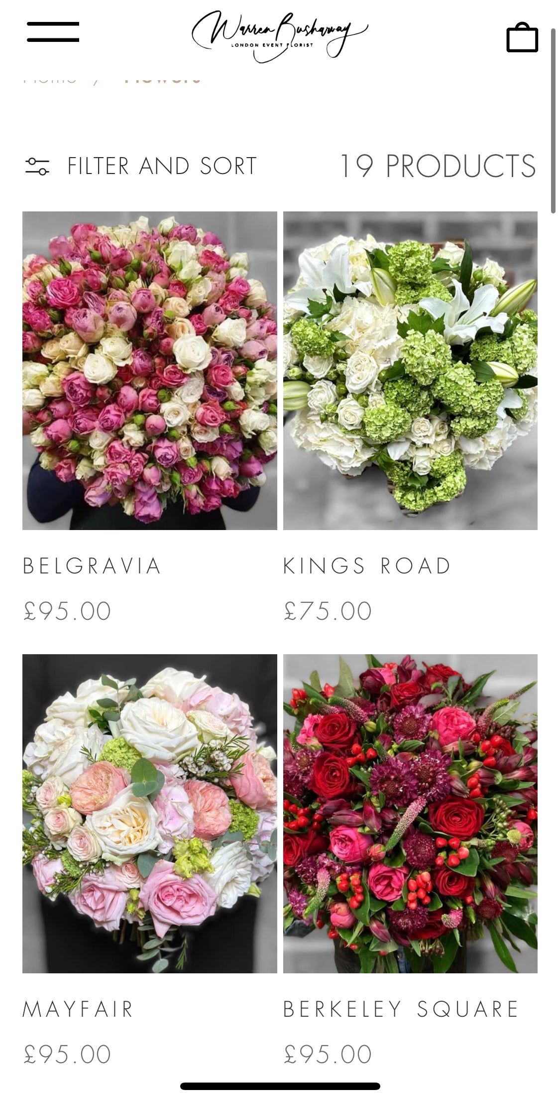 Let her choose her own flowers!!