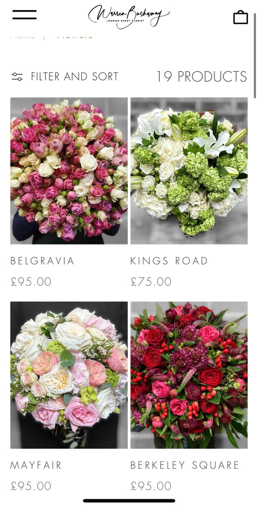 Let her choose her own flowers!!