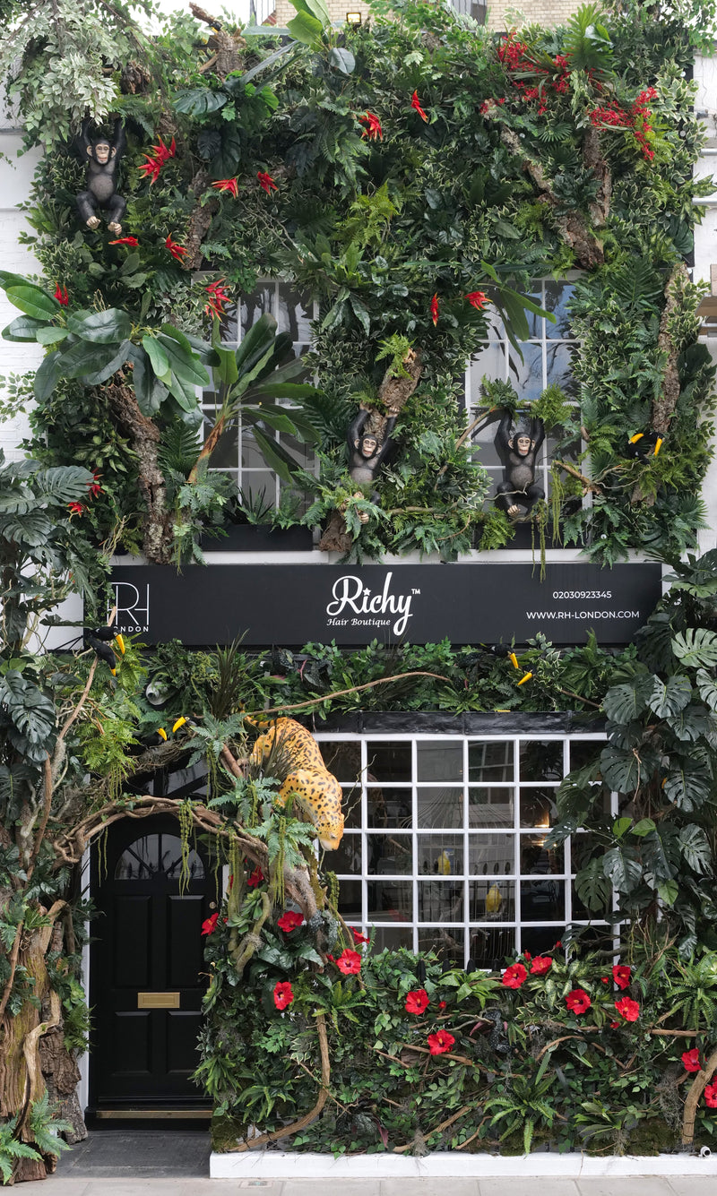 A large scale installation by Warren bushway London event florist 